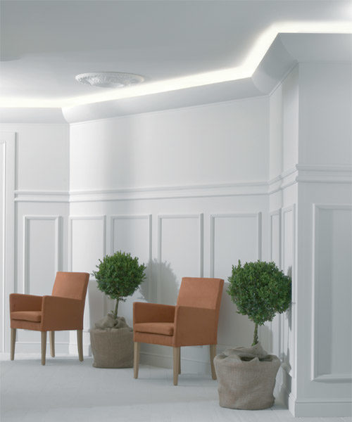 Ceiling moulding E-15 plain mouldings - Marbet Design