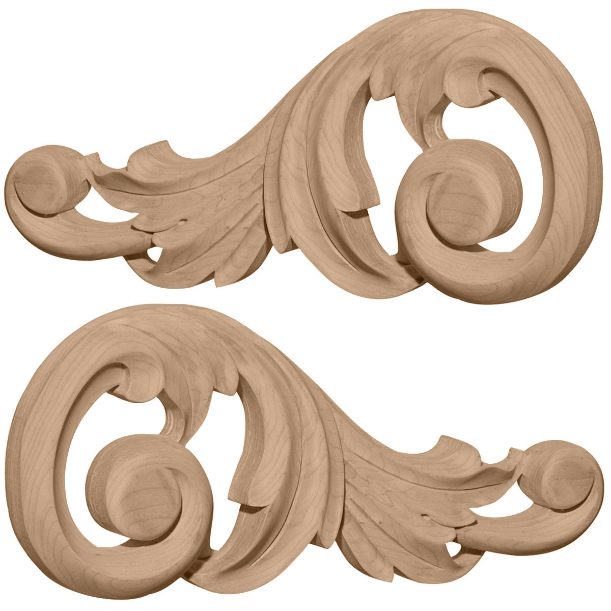 Phoenix Wood Carving (pair)