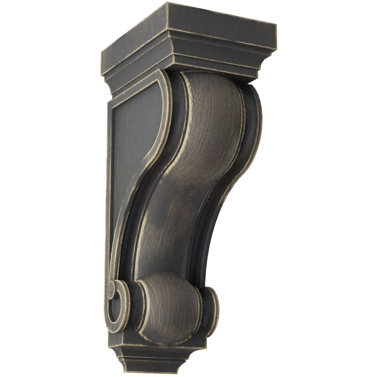 contemporary carved wood simple corbels - More Than Moldings